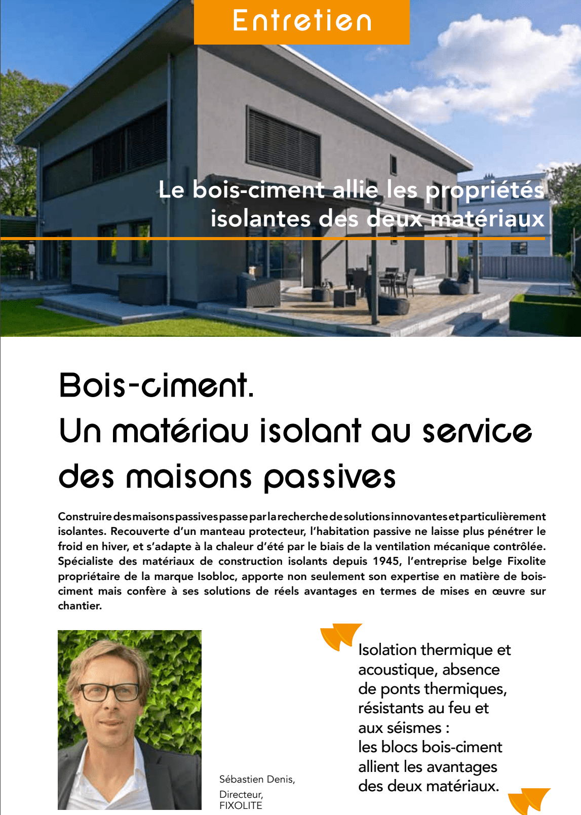 Fixolite en Valeurs Energie